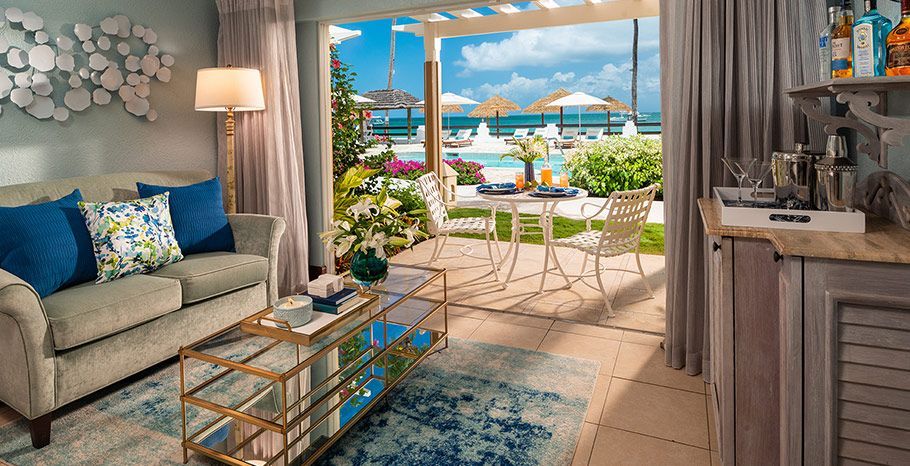 Les différente catégories de chambres Sandals Resorts : Luxury, Club et Butler